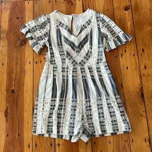 Embroidered Anthropologie Romper